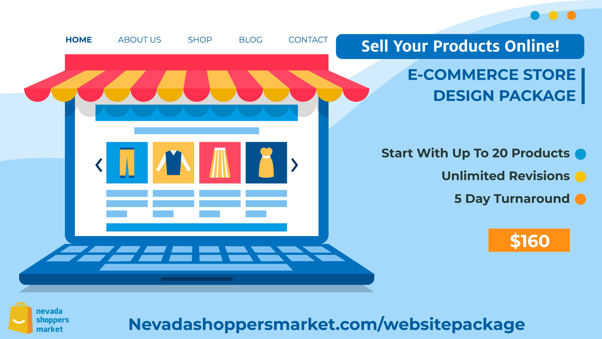 Nevada-E-commerce-Store-Design-Package-Promotion